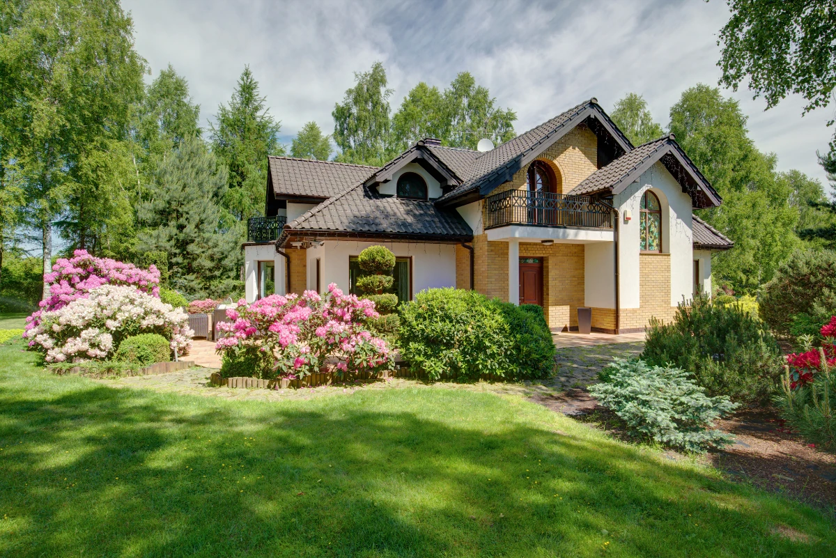 House and garden